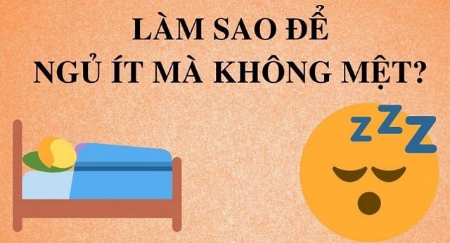 5 Cách ngủ ít vẫn khỏe và không mệt mỏi